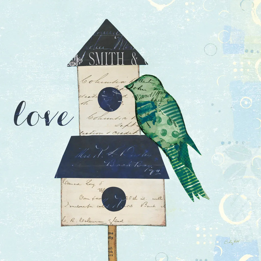 At Home IV Love by Courtney Prahl. SKU 19334a. Archival Giclee Fine art print for wall decor.