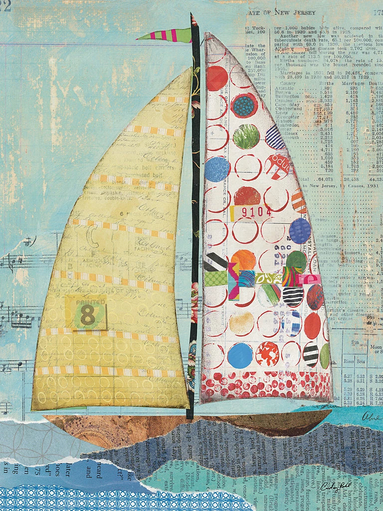 At the Regatta I Sail by Courtney Prahl