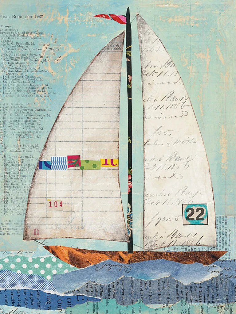 At the Regatta II by Courtney Prahl