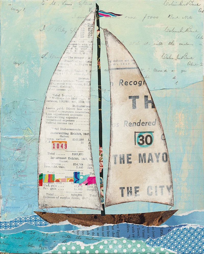 At the Regatta III by Courtney Prahl