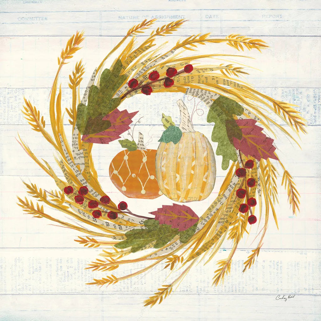 Autumn Bounty II by Courtney Prahl. SKU 38540a. Archival Giclee Fine art print for wall decor.