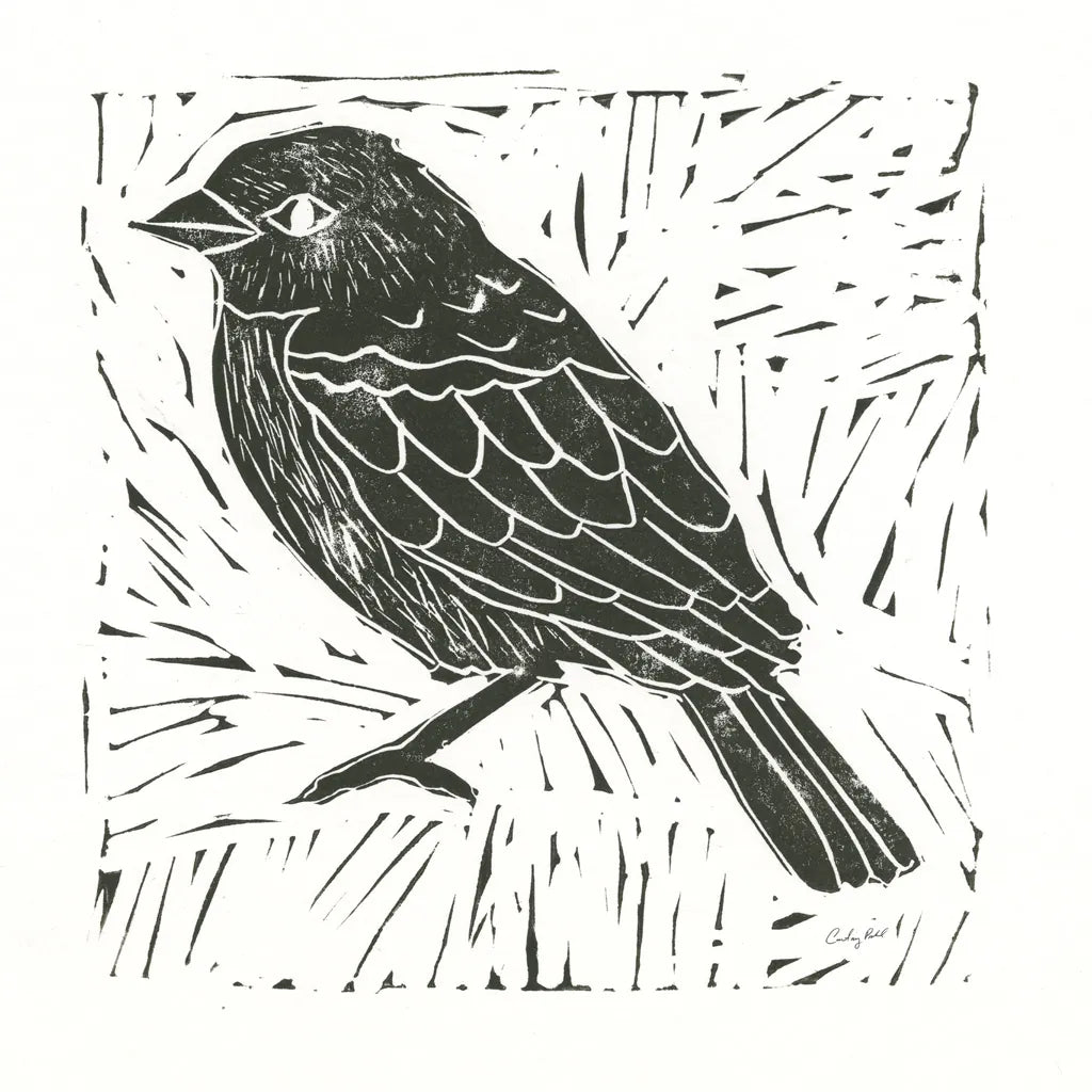 Bird Element I by Courtney Prahl. SKU 30365a. Archival Giclee Fine art print for wall decor.