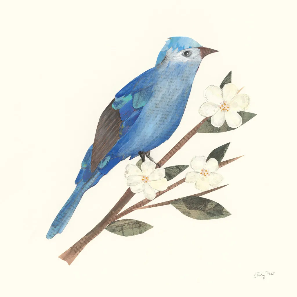 Birds and Blossoms III by Courtney Prahl. SKU 62482a. Archival Giclee Fine art print for wall decor.