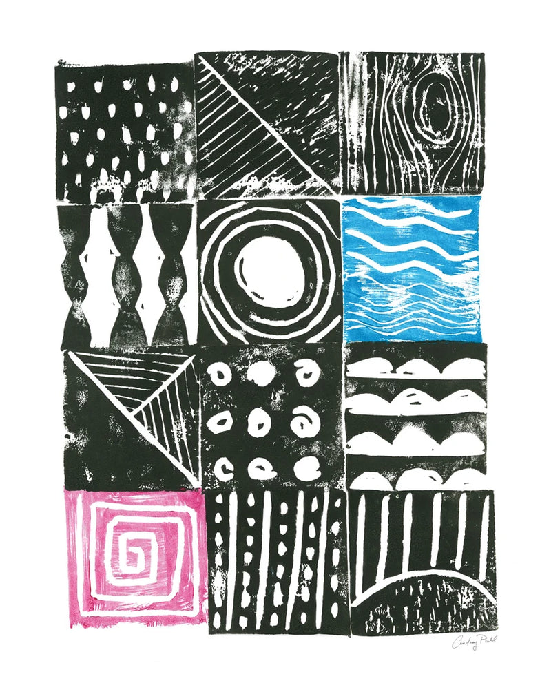 Block Print I by Courtney Prahl