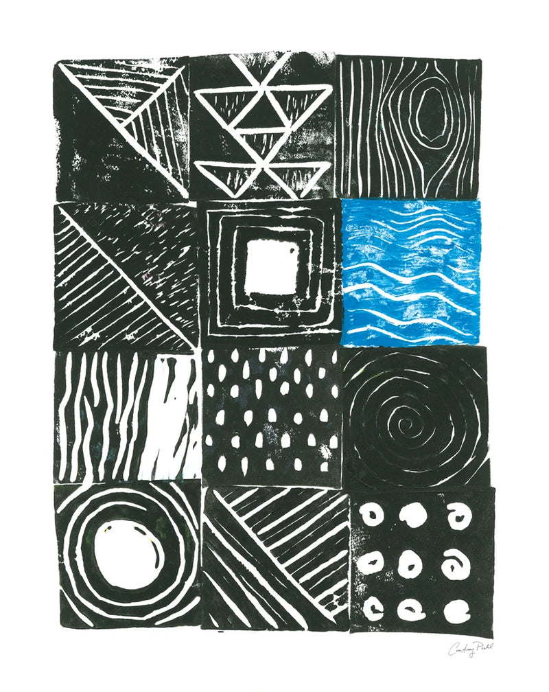 Block Print II by Courtney Prahl