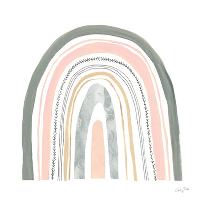 Boho Rainbow II by Courtney Prahl. SKU 56522a. Archival Giclee Fine art print for wall decor.