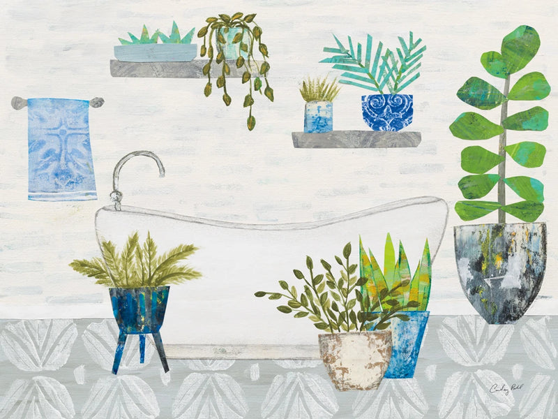 Botanical Bathroom II by Courtney Prahl