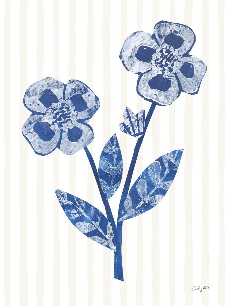 Botanique College II Stripes by Courtney Prahl