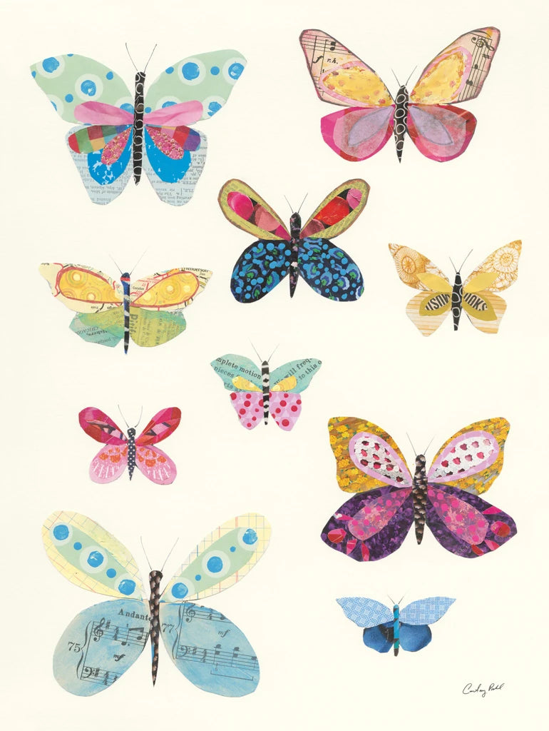 Butterfly Charts I by Courtney Prahl