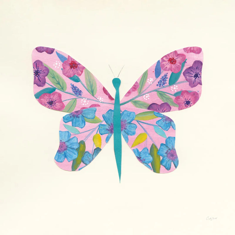 Butterfly Garden II by Courtney Prahl. SKU 54369a. Archival Giclee Fine art print for wall decor.