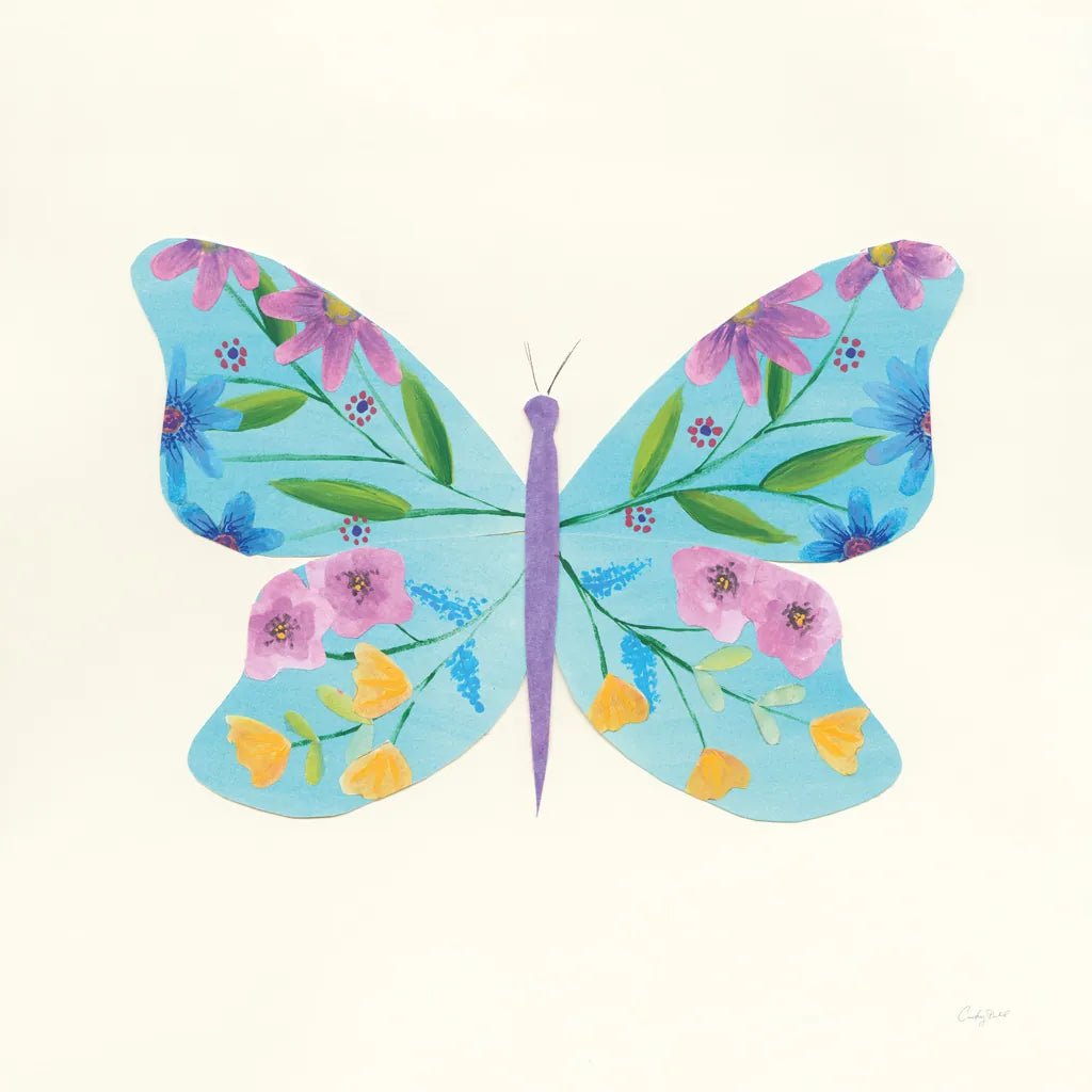 Butterfly Garden IV by Courtney Prahl. SKU 54371a. Archival Giclee Fine art print for wall decor.