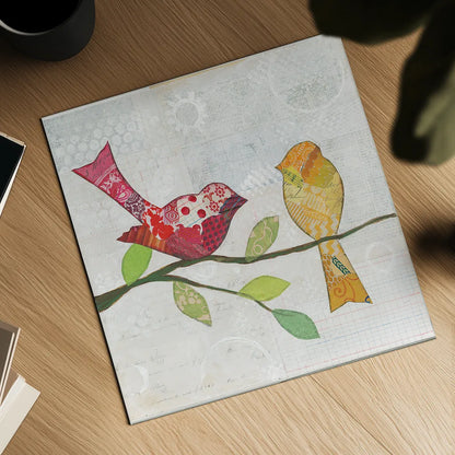 Catching Up II by Courtney Prahl. Shown as a detailed flat fine art print, highlighting archival giclee quality. Available as an archival giclee rolled canvas, fine art paper, or poster print. SKU 25203a.