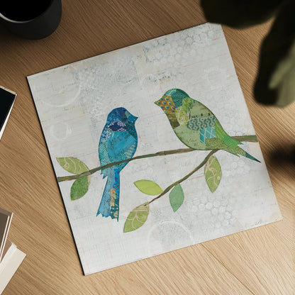 Catching Up III by Courtney Prahl. Shown as a detailed flat fine art print, highlighting archival giclee quality. Available as an archival giclee rolled canvas, fine art paper, or poster print. SKU 25204a.