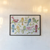 Catching Up VI by Courtney Prahl. shown as a paper print in a black flame. Available as a archival giclee rolled canvas, fine art paper, or poster print. SKU 25789i.
