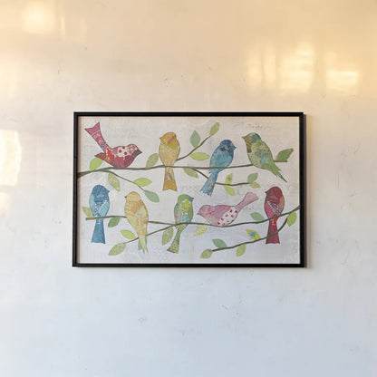 Catching Up VI by Courtney Prahl. shown as a paper print in a black flame. Available as a archival giclee rolled canvas, fine art paper, or poster print. SKU 25789i.