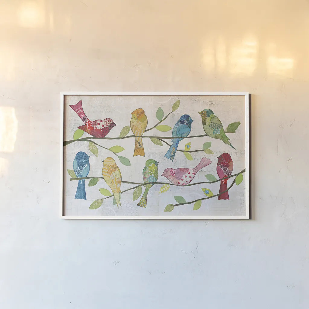 Catching Up VI by Courtney Prahl. shown as a paper print in a white frame. Available as a archival giclee rolled canvas, fine art paper, or poster print. SKU 25789i.