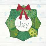 Christmas Patchwork II by Courtney Prahl. SKU 38467a. Archival Giclee Fine art print for wall decor.