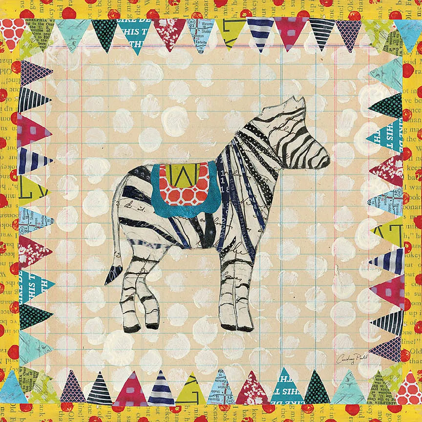 Circus Fun I by Courtney Prahl. SKU 34065a. Archival Giclee Fine art print for wall decor.