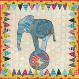 Circus Fun II by Courtney Prahl. SKU 34066a. Archival Giclee Fine art print for wall decor.