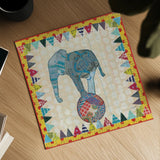 Circus Fun II by Courtney Prahl. Shown as a detailed flat fine art print, highlighting archival giclee quality. Available as an archival giclee rolled canvas, fine art paper, or poster print. SKU 34066a.