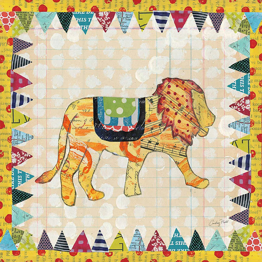 Circus Fun IV by Courtney Prahl. SKU 34068a. Archival Giclee Fine art print for wall decor.