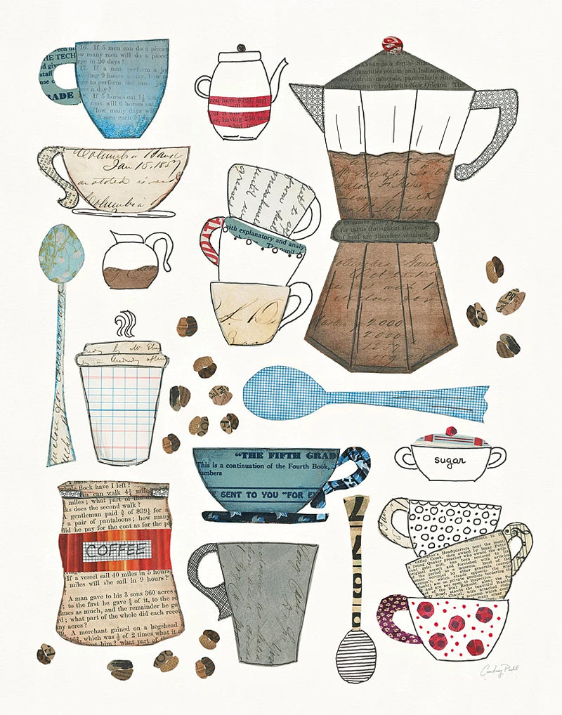 Coffee Chart I v2 by Courtney Prahl