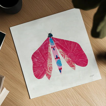 Collage Insects VI by Courtney Prahl. Shown as a detailed flat fine art print, highlighting archival giclee quality. Available as an archival giclee rolled canvas, fine art paper, or poster print. SKU 103031a.