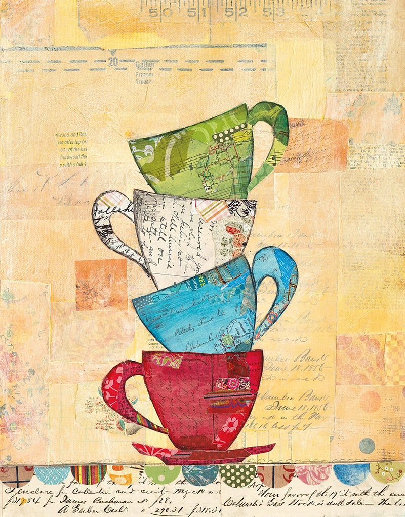 Come for Tea Orange by Courtney Prahl