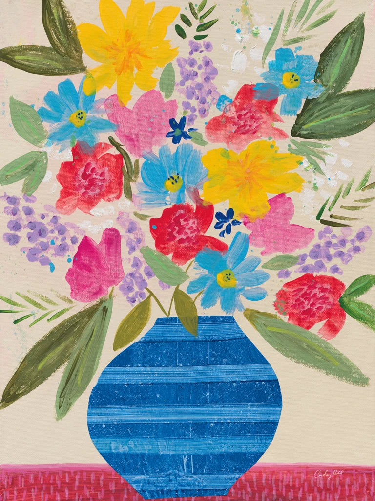 Ecstatic Floral I by Courtney Prahl