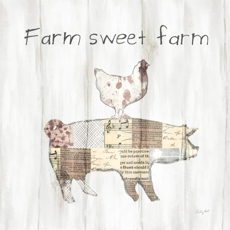 Farm Family VII by Courtney Prahl. SKU 34394a. Archival Giclee Fine art print for wall decor.
