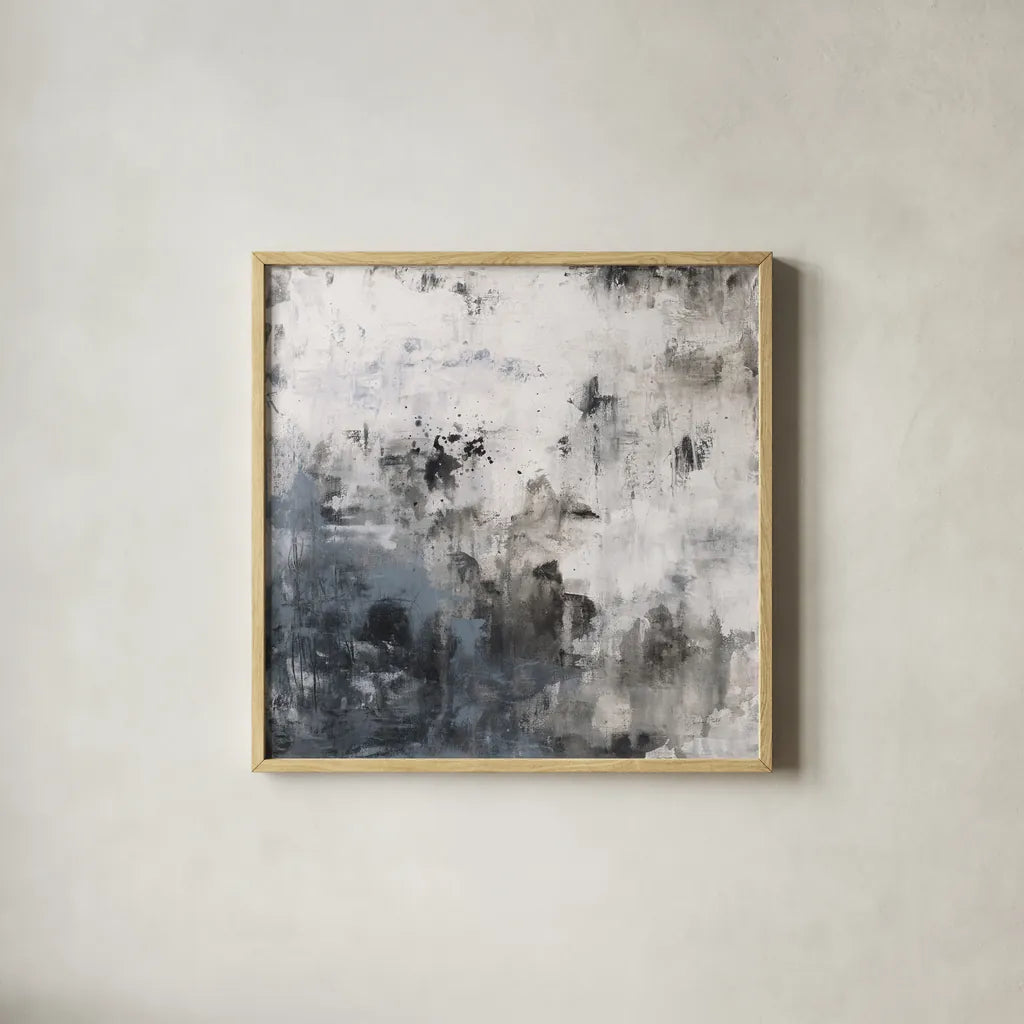 Finale II by Courtney Prahl. Shown in a natural wood glass frame for a timeless modern aesthetic. Available as an archival giclee rolled canvas, fine art paper, or poster print. SKU 64282a.