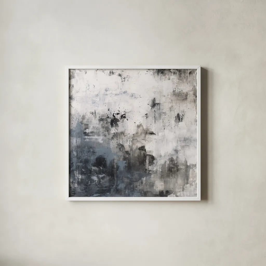 Finale II by Courtney Prahl. Shown in a crisp white glass frame for a clean and minimalist style. Available as an archival giclee rolled canvas, fine art paper, or poster print. SKU 64282a.