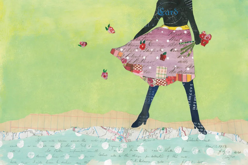 Flirty Skirts I by Courtney Prahl. SKU 34069i. Archival Giclee Fine art print for wall decor.