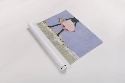 Flirty Skirts III by Courtney Prahl. shown as a rolled paper print. Available as archival giclee rolled canvas, fine art paper, or poster print. SKU 34071i.