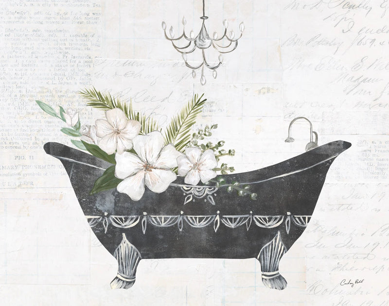 Floral Bath I by Courtney Prahl