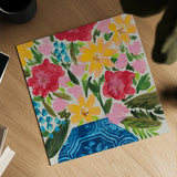 Floral Gift I by Courtney Prahl. Shown as a detailed flat fine art print, highlighting archival giclee quality. Available as an archival giclee rolled canvas, fine art paper, or poster print. SKU 103367a.