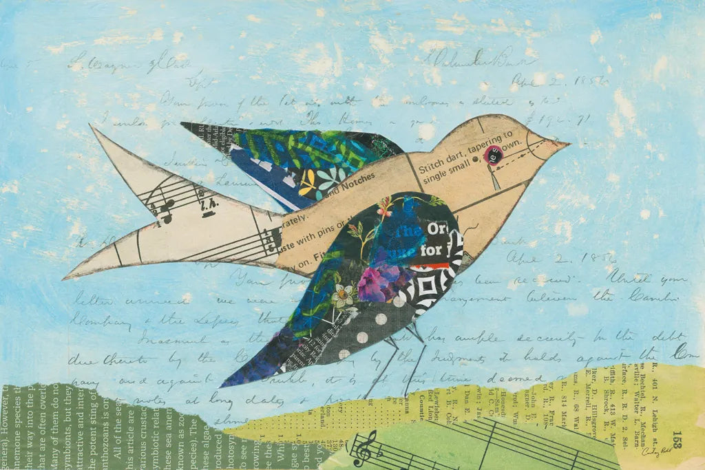 Flutter I by Courtney Prahl. SKU 53878i. Archival Giclee Fine art print for wall decor.