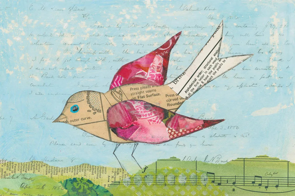 Flutter II by Courtney Prahl. SKU 53877i. Archival Giclee Fine art print for wall decor.