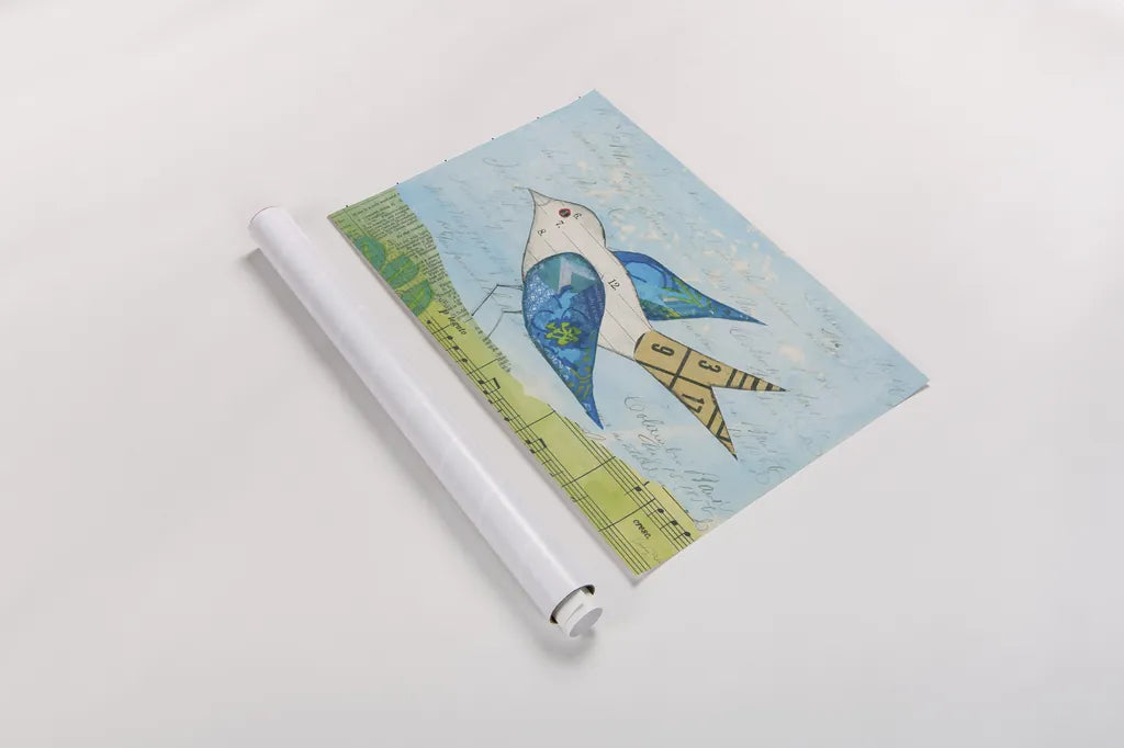 Flutter IV by Courtney Prahl. shown as a rolled paper print. Available as archival giclee rolled canvas, fine art paper, or poster print. SKU 52441i.