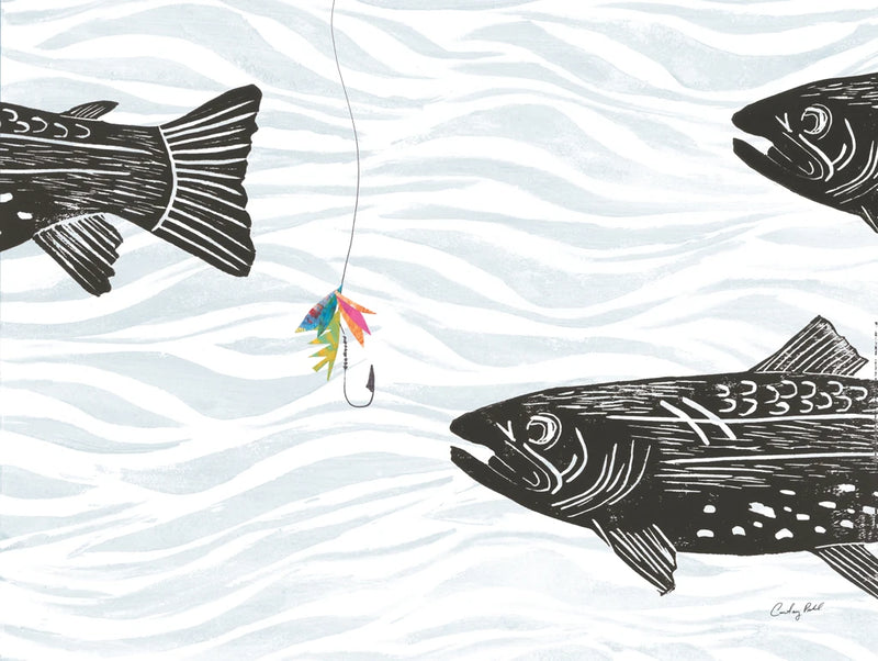 Fly Fishing III by Courtney Prahl