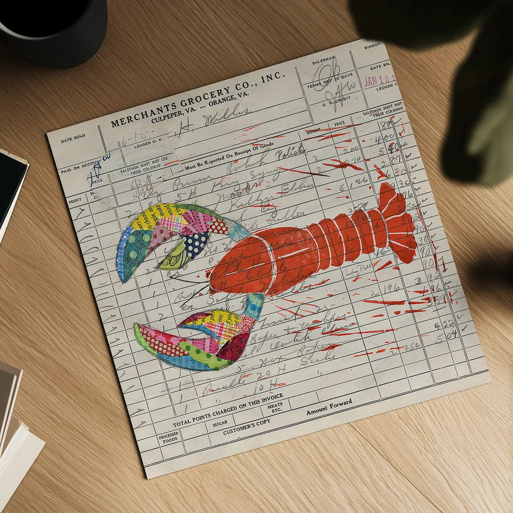 Fresh from the Sea II by Courtney Prahl. Shown as a detailed flat fine art print, highlighting archival giclee quality. Available as an archival giclee rolled canvas, fine art paper, or poster print. SKU 12059a.