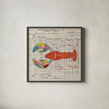 Fresh from the Sea II by Courtney Prahl. Shown in a sleek black glass frame for a contemporary gallery look. Available as an archival giclee rolled canvas, fine art paper, or poster print. SKU 12059a.