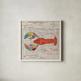Fresh from the Sea II by Courtney Prahl. Shown in a crisp white glass frame for a clean and minimalist style. Available as an archival giclee rolled canvas, fine art paper, or poster print. SKU 12059a.
