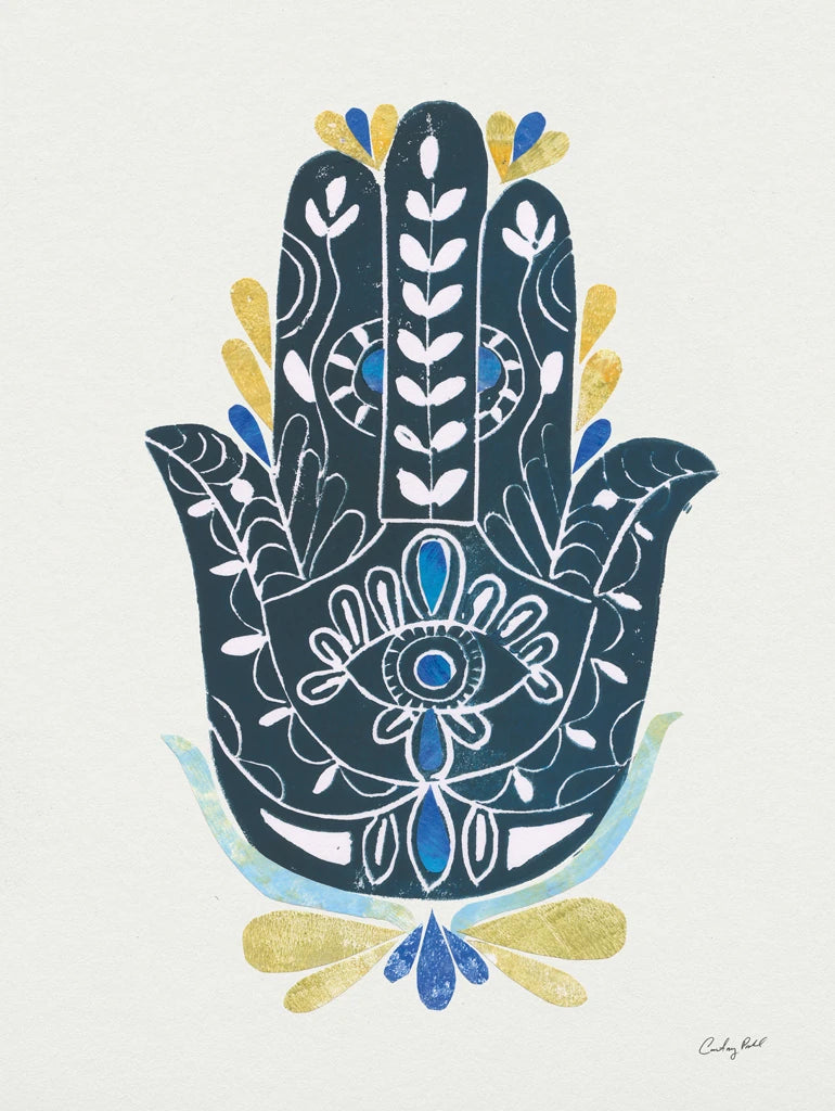 Hamsa I Collage by Courtney Prahl