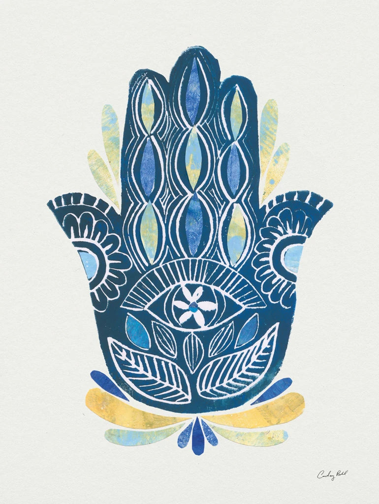 Hamsa II Collage by Courtney Prahl