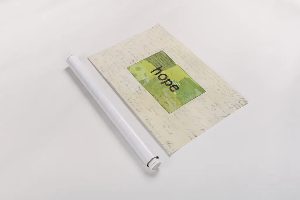 Hope Collage by Courtney Prahl. shown as a rolled paper print. Available as archival giclee rolled canvas, fine art paper, or poster print. SKU 52561i.