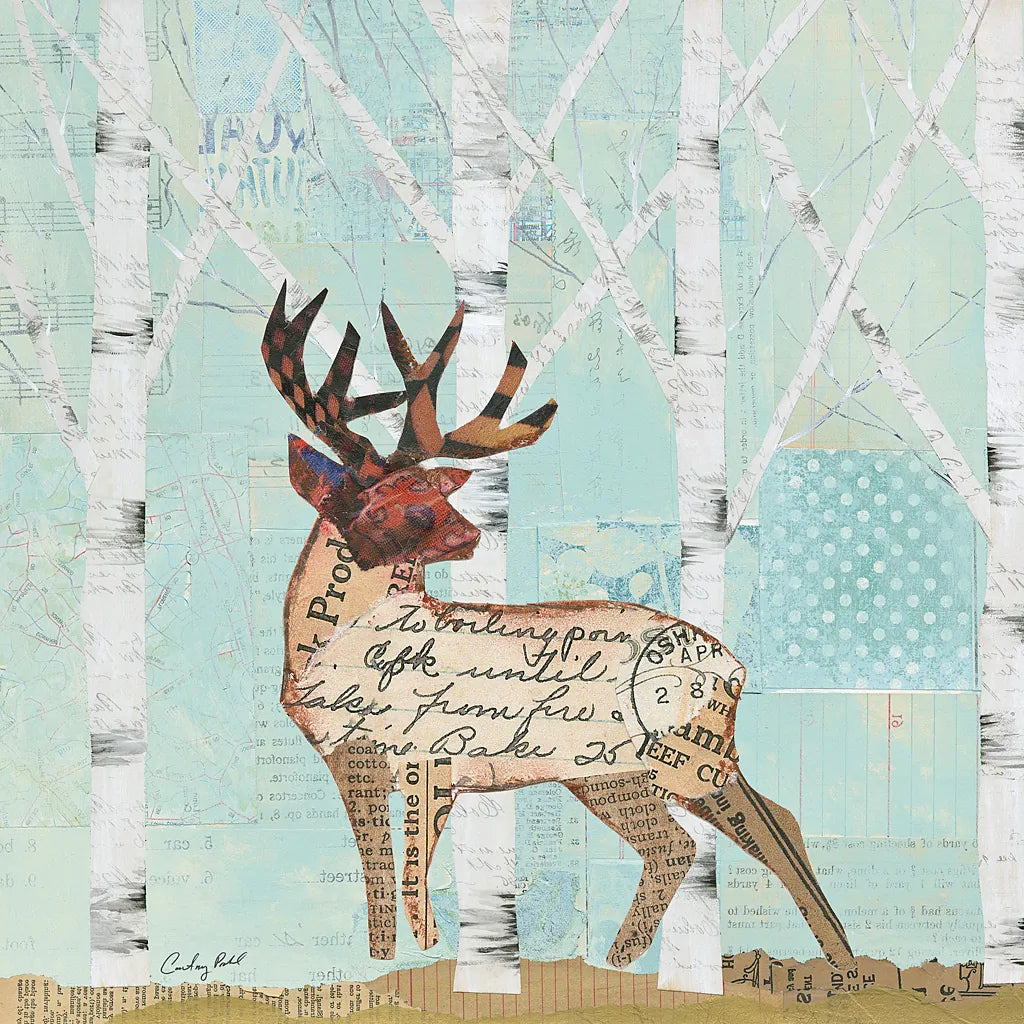 In the Forest III by Courtney Prahl. SKU 22966a. Archival Giclee Fine art print for wall decor.