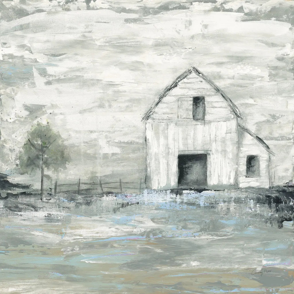 Iowa Barn II by Courtney Prahl. SKU 61962a. Archival Giclee Fine art print for wall decor.