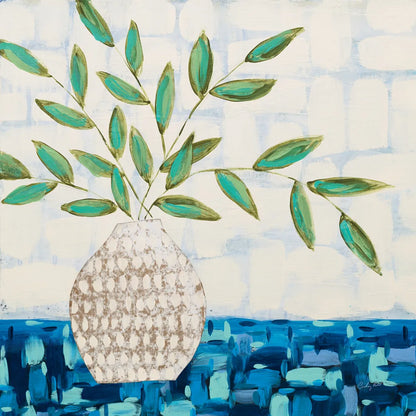 Joyful Leaves by Courtney Prahl. SKU 97649a. Archival Giclee Fine art print for wall decor.