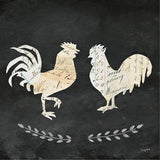 Le Coq Cameo Sq no Words by Courtney Prahl. SKU 21816a. Archival Giclee Fine art print for wall decor.